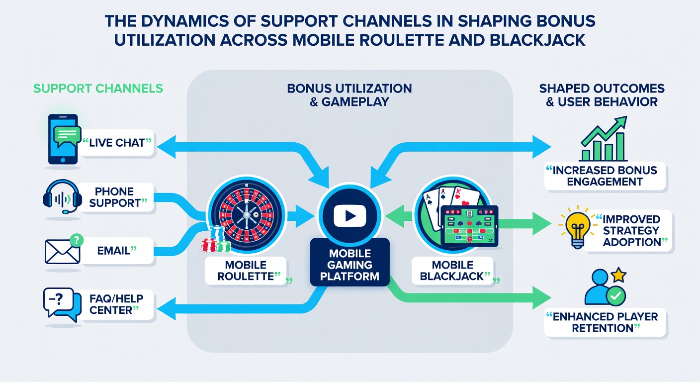 Mobile Roulette und Blackjack mit Bonus-Integration und Support